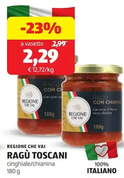 ALDI Regione che vai ragù toscani offerta