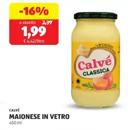 ALDI Calvé maionese in vetro offerta