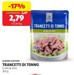 ALDI Almare seafood trancetti di tonno offerta