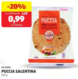 ALDI La cesta puccia salentina offerta