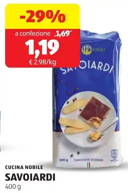 ALDI Cucina nobile savoiardi offerta