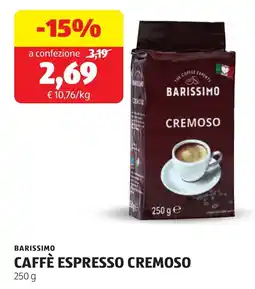 ALDI Barissimo caffè espresso cremoso offerta