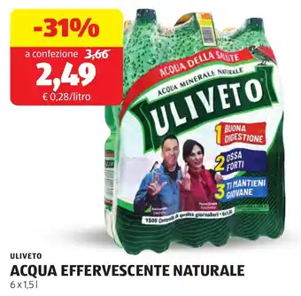 Uliveto acqua effervescente naturale