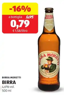 ALDI Birra moretti Birra offerta