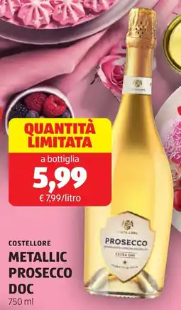 ALDI Costellore metallic prosecco DOC offerta