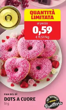 ALDI Pan del dì dots a cuore offerta