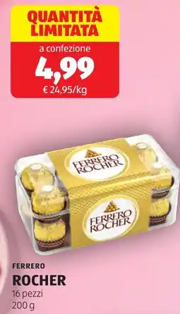 ALDI Ferrero rocher 16 pezzi offerta