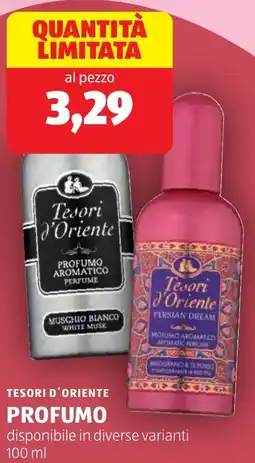 ALDI Tesori d'oriente profumo offerta