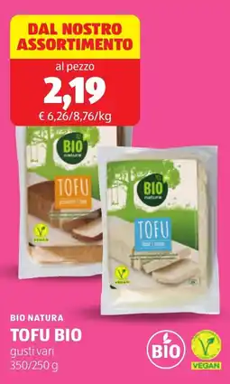 ALDI Bio natura tofu bio offerta