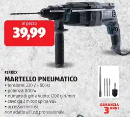 ALDI Ferrex martello pneumatico offerta