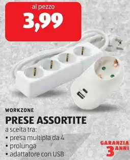 ALDI Workzone prese assortite offerta