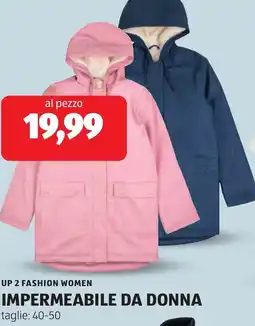 ALDI Up 2 fashion women impermeabile da donna offerta