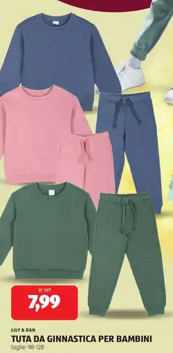 ALDI Lily & dan tuta da ginnastica per bambini offerta