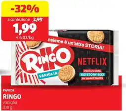 ALDI Pavesi ringo vaniglia offerta
