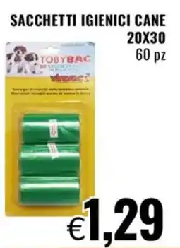 Famila Sacchetti igienici cane 20x30 60 pz offerta