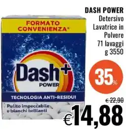 Famila DASH POWER Detersivo Lavatrice in Polvere offerta