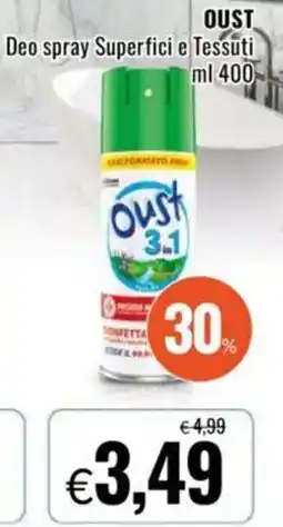 Famila OUST Deo spray Superfici e Tessuti offerta