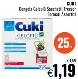 Famila CUKI Congela Gelopiù Sacchetti Freezer offerta