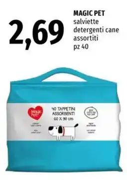 Famila MAGIC PET salviette detergenti cane pz 40 offerta