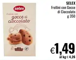 Famila SELEX Frollini con Gocce di Cioccolato offerta
