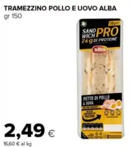 Tigre Amico Tramezzino pollo e uovo ALBA offerta