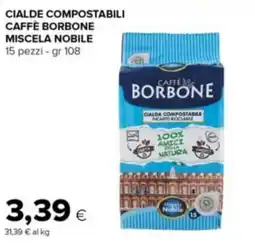 Tigre Amico Cialde compostabili caffè borbone miscela nobile offerta