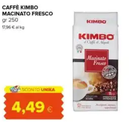 Tigre Amico Caffè kimbo macinato fresco offerta