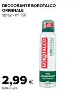 Tigre Amico Deodorante borotalco originale spray offerta