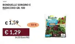 Prezzemolo e Vitale Bonduelle songino e radicchio offerta