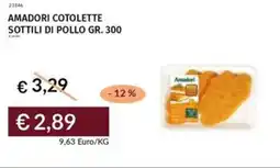 Prezzemolo e Vitale Amadori cotolette sottili di pollo offerta