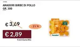 Prezzemolo e Vitale Amadori birbe di pollo offerta