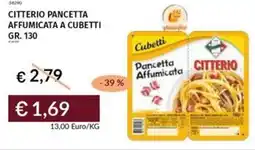 Prezzemolo e Vitale Citterio pancetta affumicata a cubetti offerta