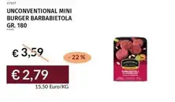 Prezzemolo e Vitale Unconventional mini burger barbabietola offerta