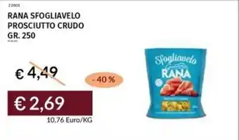 Prezzemolo e Vitale Rana sfogliavelo prosciutto crudo offerta
