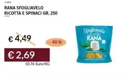 Prezzemolo e Vitale Rana sfogliavelo ricotta e spinaci offerta