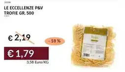 Prezzemolo e Vitale Le eccellenze p&v trofie offerta