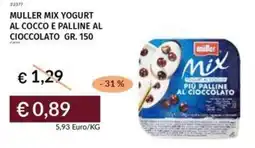 Prezzemolo e Vitale Muller mix yogurt al cocco e palline al cioccolato offerta
