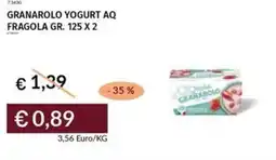 Prezzemolo e Vitale Granarolo yogurt aq fragola offerta