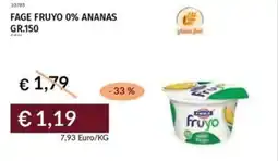 Prezzemolo e Vitale Fage fruyo 0% ananas offerta