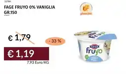 Prezzemolo e Vitale Fage fruyo 0% vaniglia offerta