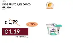 Prezzemolo e Vitale Fage fruyo 1,3% cocco offerta