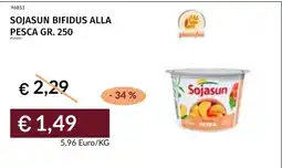 Prezzemolo e Vitale Sojasun bifidus alla pesca offerta