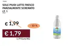 Prezzemolo e Vitale Sole piudi latte fresco parzialmente scremato offerta
