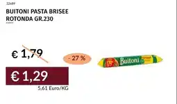 Prezzemolo e Vitale Buitoni pasta brisee rotonda offerta