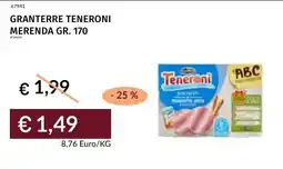 Prezzemolo e Vitale Granterre teneroni merenda offerta