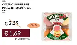 Prezzemolo e Vitale Citterio un due tris prosciutto cotto offerta