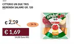 Prezzemolo e Vitale Citterio un due tris merenda salame offerta