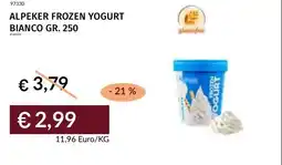 Prezzemolo e Vitale Alpeker frozen yogurt bianco offerta