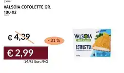 Prezzemolo e Vitale Valsoia cotolette offerta