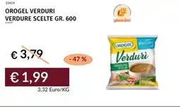 Prezzemolo e Vitale Orogel verduri verdure scelte offerta
